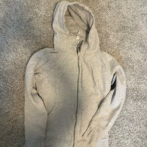 Lululemon Gray Zip-Up Hoodie